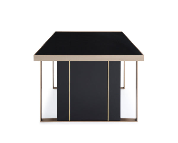 VIG Furniture Nova Domus Cartier Modern Black & Rosegold Dining Table VGVCT-A002