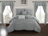 Avila Grey King 20pc Comforter Set