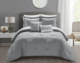 Gigi Grey Queen 5pc Comforter Set