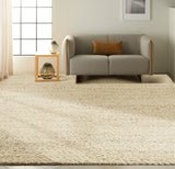 Nourison Calvin Klein Riverstone CK940 Contemporary Handmade Woven Indoor Area Rug Ivory 9' x 12' 99446755544