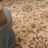 Nourison Nourison 2000 2207 Persian Handmade Tufted Indoor Area Rug Beige 3'9" x 5'9" 99446019318