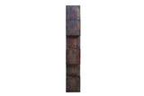 Porter Designs Fall River Solid Sheesham Wood Contemporary Bookcase Gray 10-117-01-4880