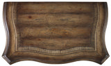 Hooker Furniture Rhapsody Traditional-Formal Three Drawer Nightstand in Hardwood Solids & Pecan Veneers 5070-90016