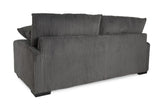 Porter Designs Big Chill Corduroy Contemporary Loveseat Gray 01-33C-02-2249