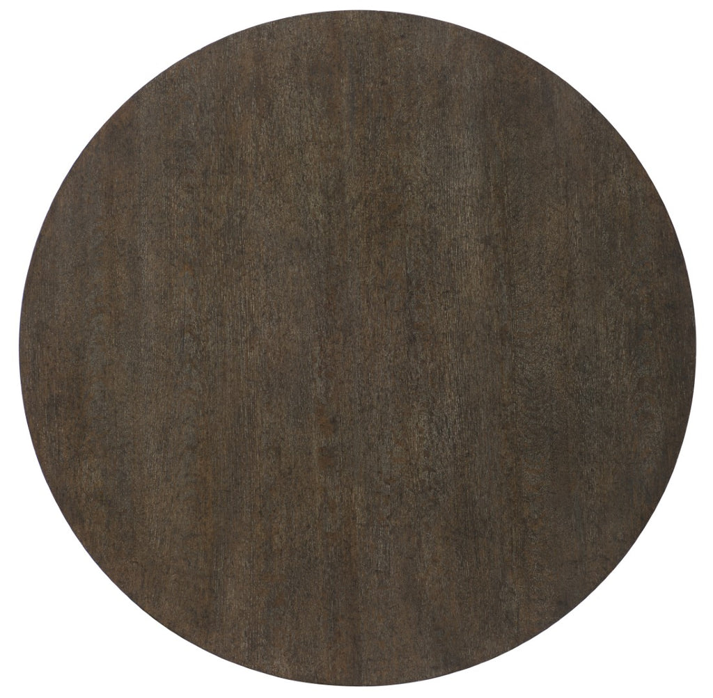 Hooker Furniture Miramar - Point Reyes Transitional Miramar Point Reyes Botticelli 60in Round Dining Table in Oak Solids and Quarter Flaky Oak Veneers with Resin and Metal 6201-75203-MULTI