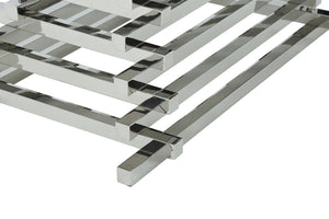 VIG Furniture Modrest Crawford Modern Rectangular Glass Dining Table VGVCT8909-L