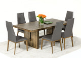VIG Furniture Modrest Cologne Modern White Wash Oak Dining Table VGVCT8962