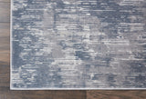 Nourison Rustic Textures RUS05 Painterly Machine Made Power-loomed Indoor Area Rug Grey 7'10" x 10'6" 99446462145