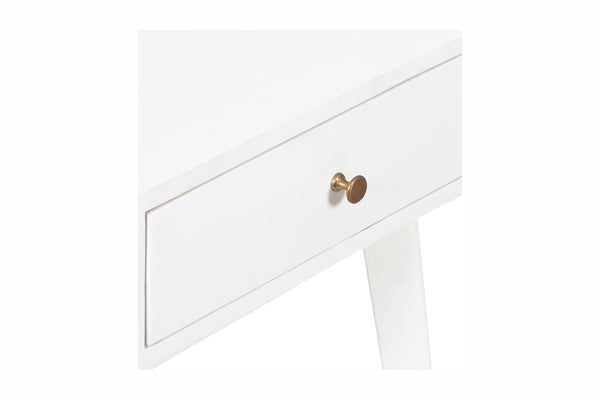 Porter Designs Capri Solid Wood Modern Nightstand White 04-108-04-6840