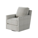 Fusion 21-02G-C Transitional Swivel Glider Chair 21-02G-C Limbo Denim Swivel Glider