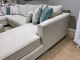 Fusion 28-26R,29,33L Transitional Sectional  28-26R,29,33L Wendy Linen Sectional 