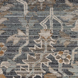 Nourison Nyle NYE02 Bohemian Machine Made Power-loomed Indoor only Area Rug Navy Multicolor 7'10" x round 99446104687