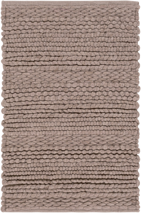 Tahoe TAH-3705 Modern Wool Rug TAH3705-913 Camel, Charcoal, Cream 100% Wool 9' x 13'
