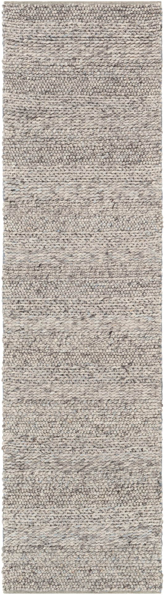 Tahoe TAH-3710 Modern Wool Rug TAH3710-913 Silver Gray, Pale Blue, Medium Gray, White 100% Wool 9' x 13'