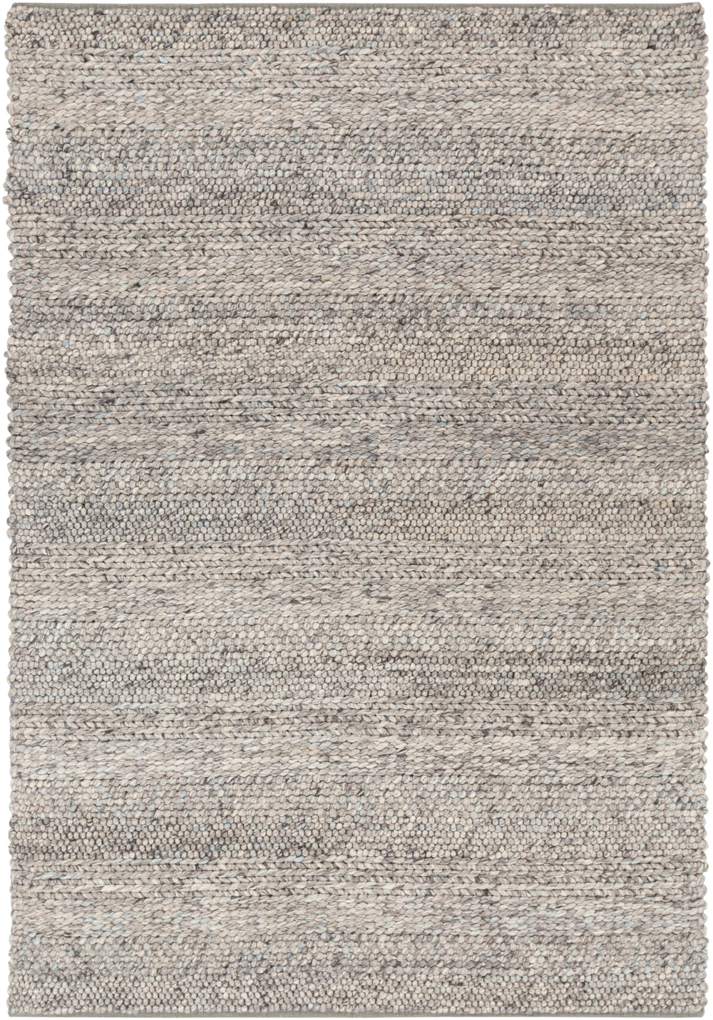 Tahoe TAH-3710 Modern Wool Rug TAH3710-913 Silver Gray, Pale Blue, Medium Gray, White 100% Wool 9' x 13'
