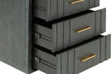 VIG Furniture Modrest Manchester- Contemporary Dark Grey Chest VGWD-HLF2-TB5DRA VGWD-HLF2-TB5DRA