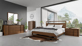 VIG Furniture Nova Domus Berlin - Modern Walnut Bed VGMABR-92 VGMABR-92