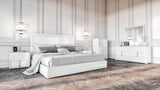 VIG Furniture Modrest Nicla Italian Modern White Bed VGACNICLA-BED