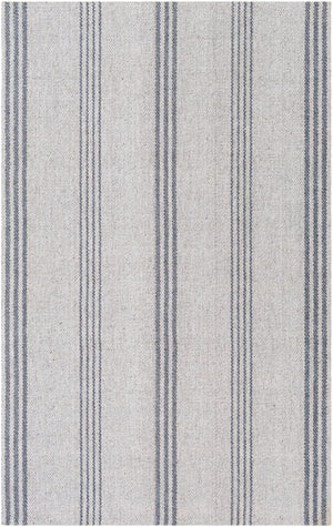 Tartan TAR-2300 Cottage Viscose, Wool Rug TAR2300-81012 Ivory, Light Gray, Medium Gray 50% Viscose, 50% Wool 8'10" x 12'