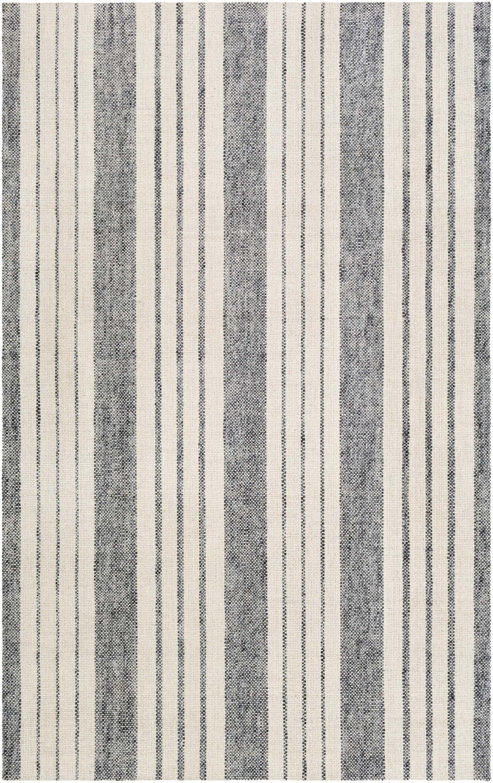 Tartan TAR-2303 Cottage Viscose, Wool Rug TAR2303-81012 Ivory, Light Gray, Medium Gray, Charcoal 50% Viscose, 50% Wool 8'10" x 12'