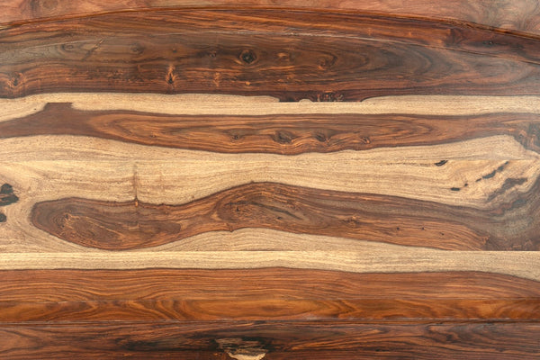 Porter Designs Taos Solid Sheesham Wood Queen Natural Bed Natural 04-196-14-9047N-KIT