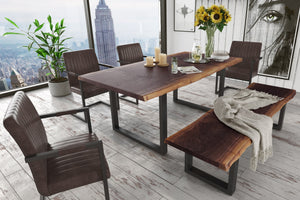 VIG Furniture Modrest Taylor Large Modern Live Edge Wood Dining Table VGEDPRO222003-LG