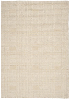 Tibetan Tb120  Hand Knotted 100% Wool Pile Rug Ivory