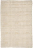 Tibetan Tb120  Hand Knotted Wool & Silk Pile Rug Ivory