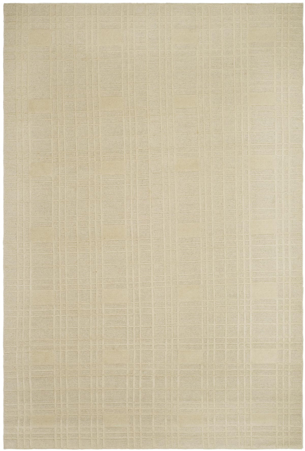 Tibetan Tb120  Hand Knotted 100% Wool Pile Rug Ivory