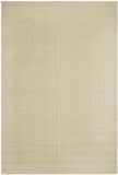 Tibetan Tb120  Hand Knotted Wool & Silk Pile Rug Ivory