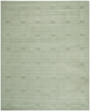 Tibetan Tb120  Hand Knotted 100% Wool Pile Rug Celadon