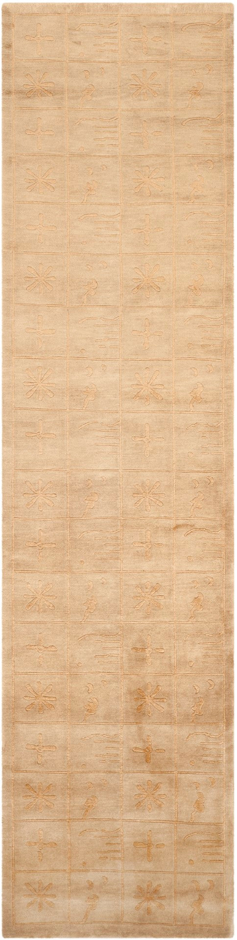 Tb241 Hand Knotted Rug - Luxurious Silk & Wool Pile, Elegant Design for Timeless Home Décor
