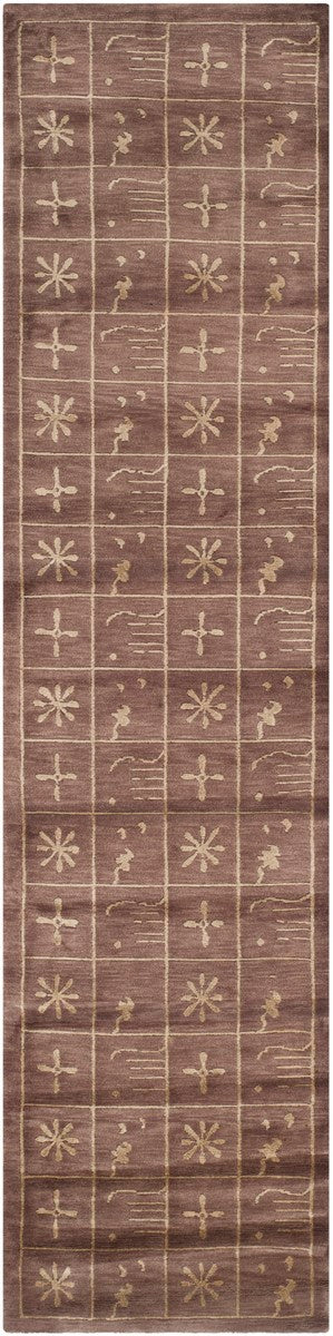 Tebbati Rugs Tibetan Hand Knotted Rug - Luxurious Silk & Wool Pile for Elegant Home