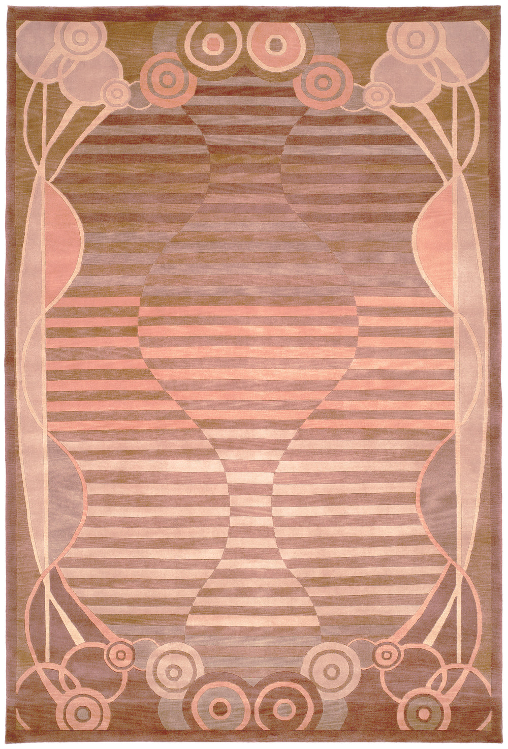 TB370 Luxurious Hand Knotted Tibetan Rug - 100% Wool Pile, Exquisite Design for Elegant Spaces