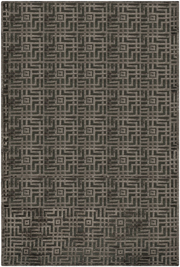 Tibetan Hand Knotted Rug - Luxurious Viscose and Wool Blend for Elegant Home Décor and Comfort