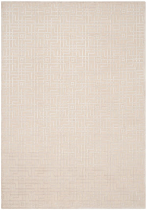 Tibetan Hand Knotted Rug - Luxurious Viscose and Wool Blend for Elegant Home Décor and Comfort