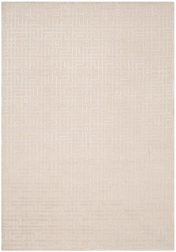 Tibetan Hand Knotted Rug - Luxurious Viscose and Wool Blend for Elegant Home Décor and Comfort