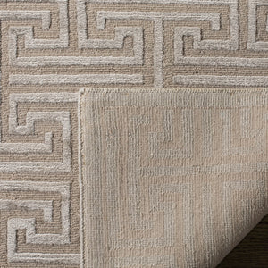 Safavieh Tibetan 427 Hand Knotted 60% Viscose/30% Wool/and 10% Cotton Rug TB427D-9