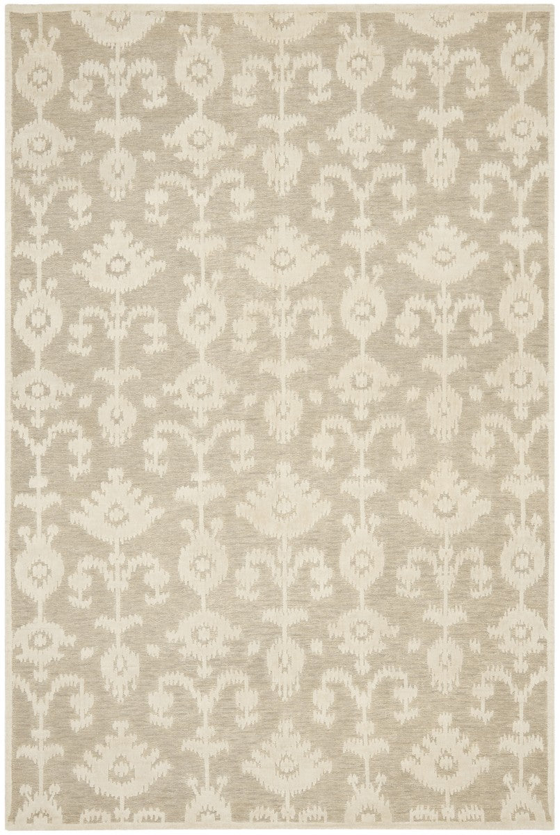 Tibetan Hand Knotted Rug - Exquisite Rectangle Design from India with Luxurious Fiber for Your Home