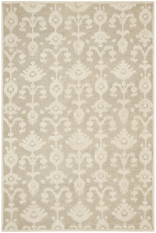 Tibetan Hand Knotted Rug - Exquisite Rectangle Design from India with Luxurious Fiber for Your Home