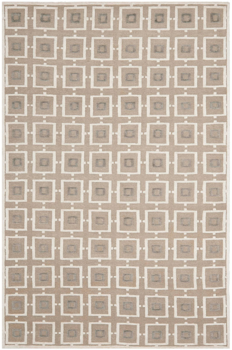 Tibetan Hand Knotted Rug - Luxurious Linen Pile, Rectangle Design, Exquisite Indian Craftsmanship