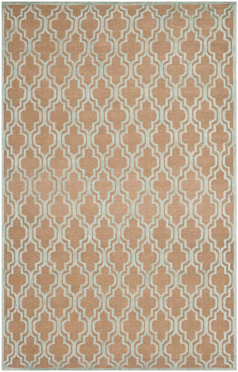 Tibetan Hand Knotted Rug - Exquisite Linen Pile Rectangle Design from India for Elegant Spaces
