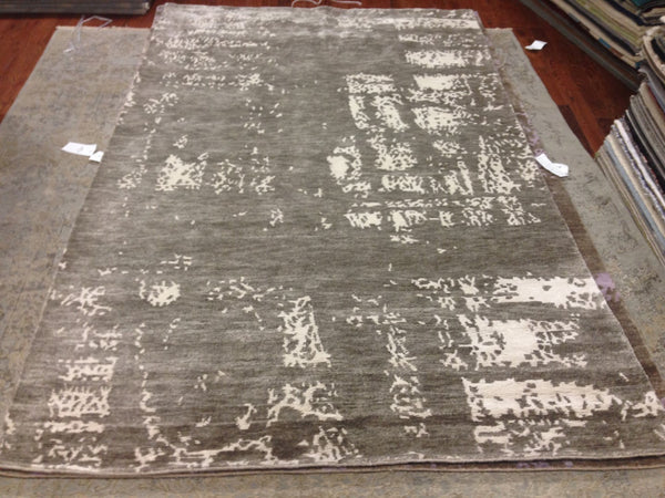 Tibetan Hand Knotted Rug - Luxurious Bamboo Silk & Linen Blend for Elegant Home Décor Solutions