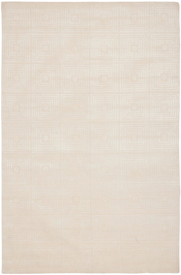 TB833 Hand Knotted Rug - Luxurious Wool Blend with Timeless Tibetan Design for Elegant Interiors