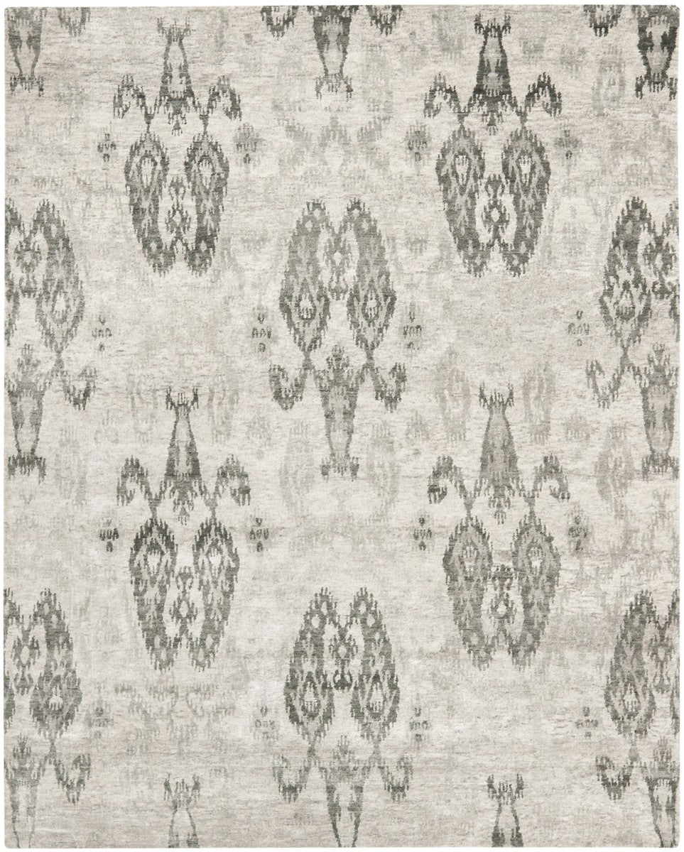 Tibetan Hand Knotted Rug - Luxurious Wool and Viscose Blend for Elegant Home Décor and Comfort