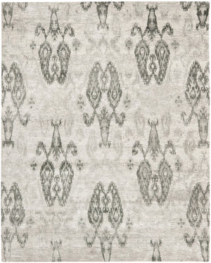 Tibetan Hand Knotted Rug - Luxurious Wool and Viscose Blend for Elegant Home Décor and Comfort