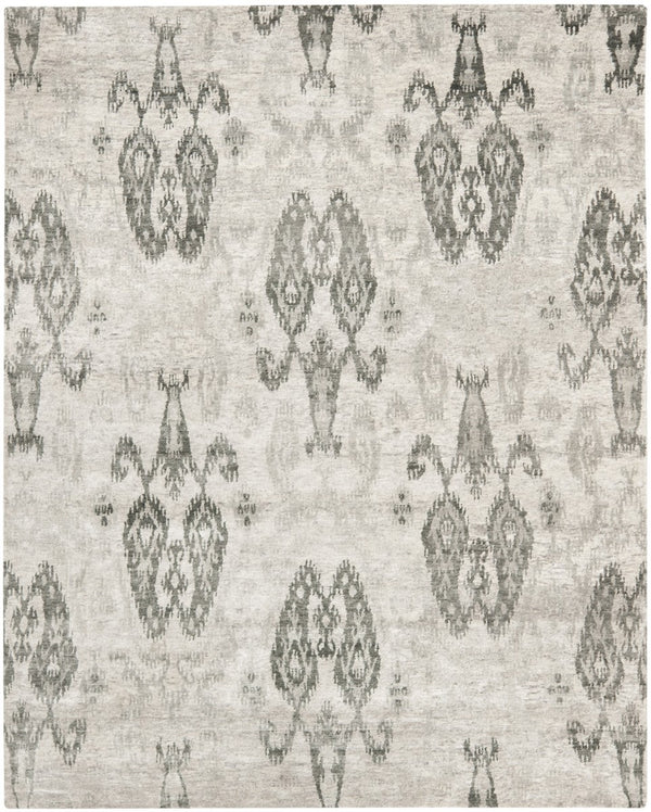 Tibetan Hand Knotted Rug - Luxurious Wool and Viscose Blend for Elegant Home Décor and Comfort