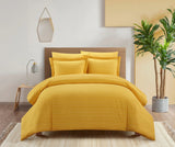 Tyson Yellow King 7pc Duvet Set