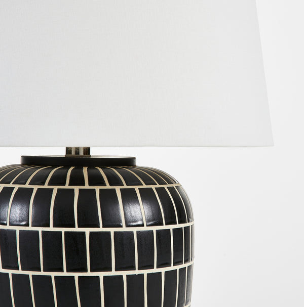 Safavieh Aela Table Lamp Black Ceramic TBL2000A