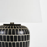 Safavieh Aela Table Lamp Black Ceramic TBL2000A